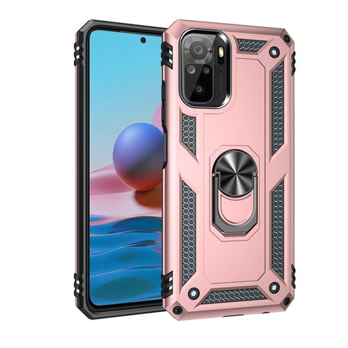 为Redmi Note 10与Note 10S打造的军士防摔支架盔甲 支持车载的手机壳精选